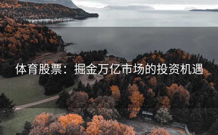体育股票:掘金万亿市场的投资机遇 体育股票:掘金万亿市场的投资机遇